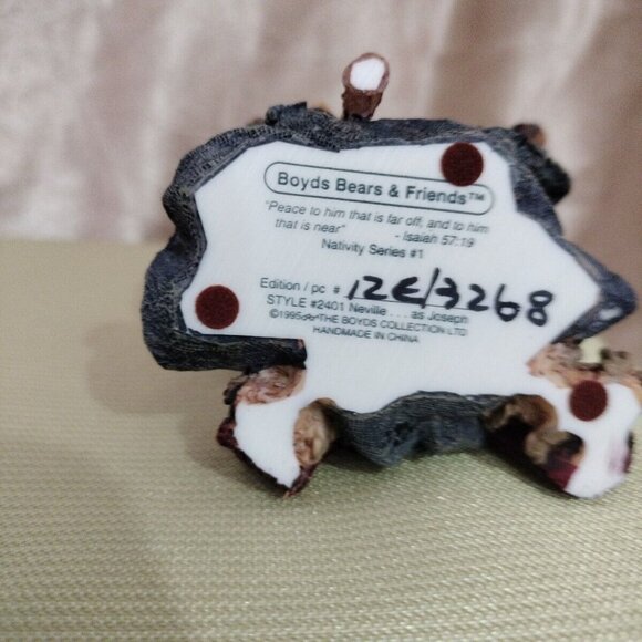 Boyds Bears: Neville As Joseph - First Edition 1E/1064 Style# 2401 - Picture 6 of 8